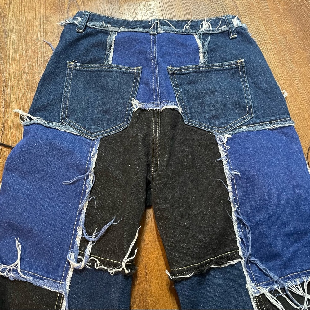 Shein Patchwork Jeans - image 3